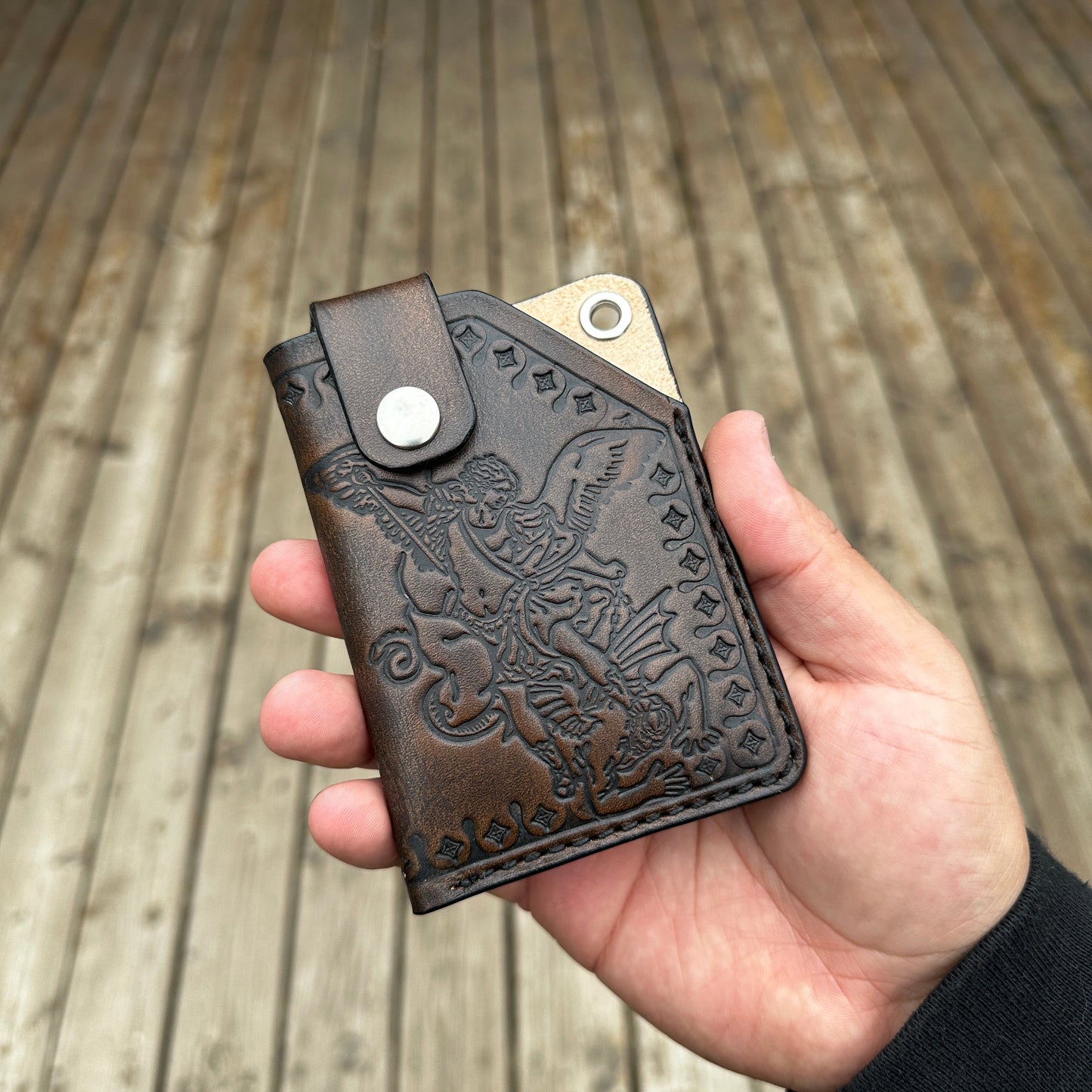 St. Michael / Praying Hands Cove Wallet