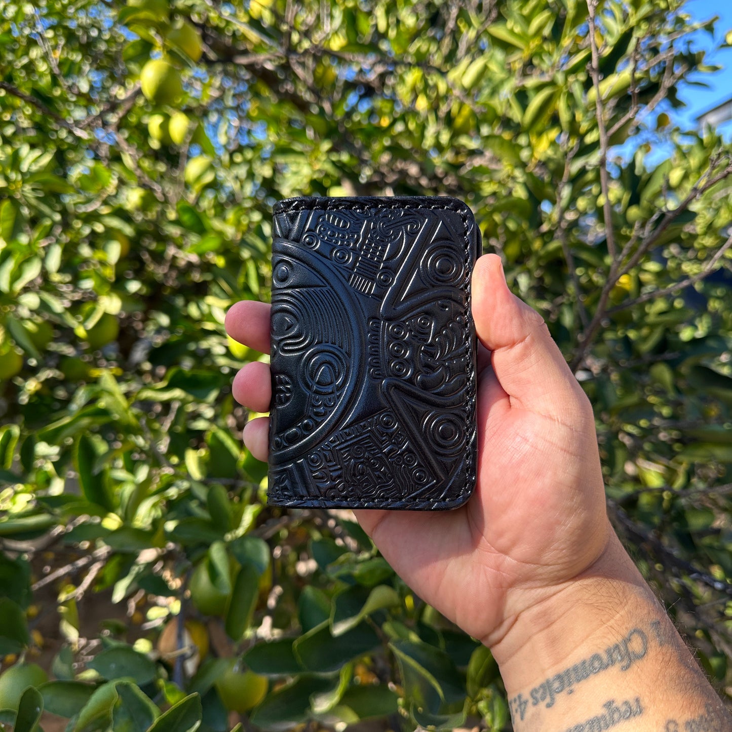 Aztec Calendar Tyson Wallet