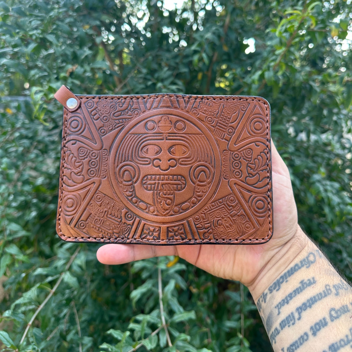 Aztec Calendar Tyson Wallet
