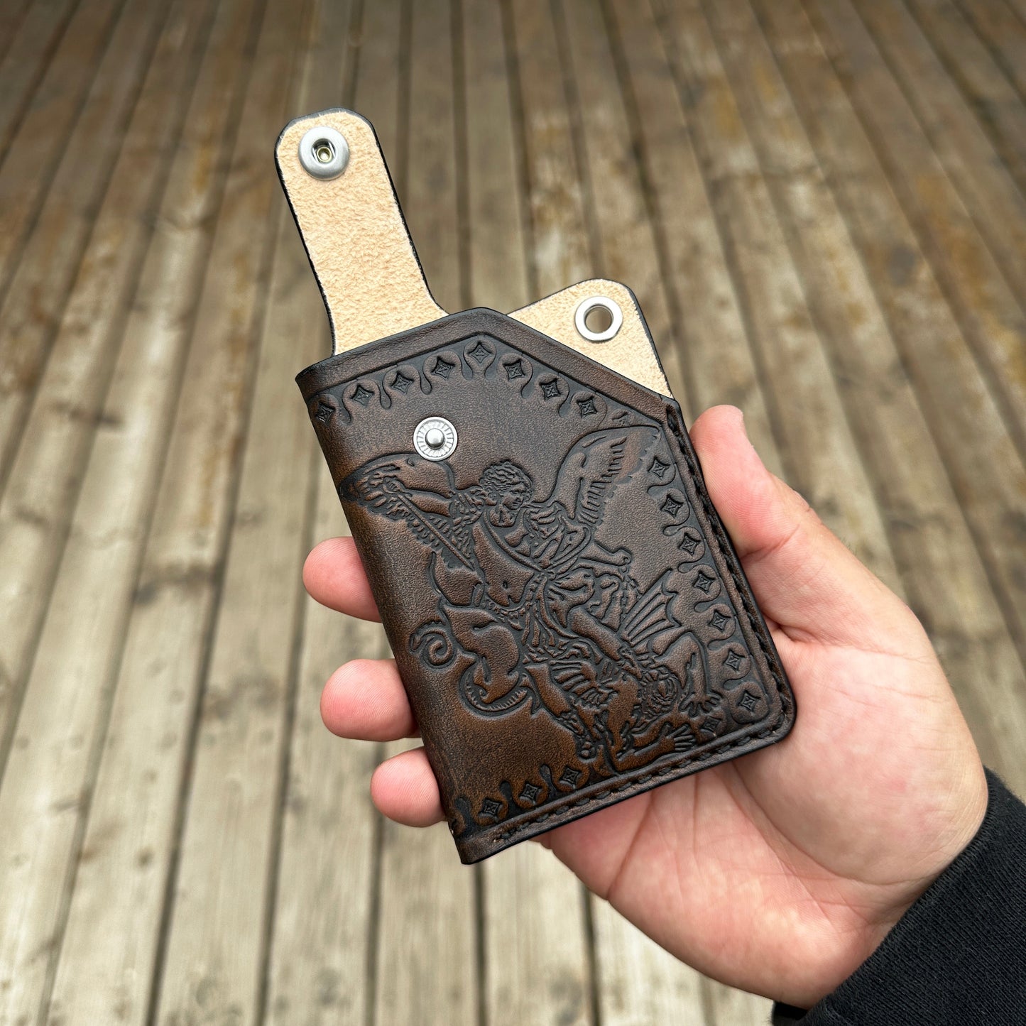 St. Michael / Praying Hands Cove Wallet