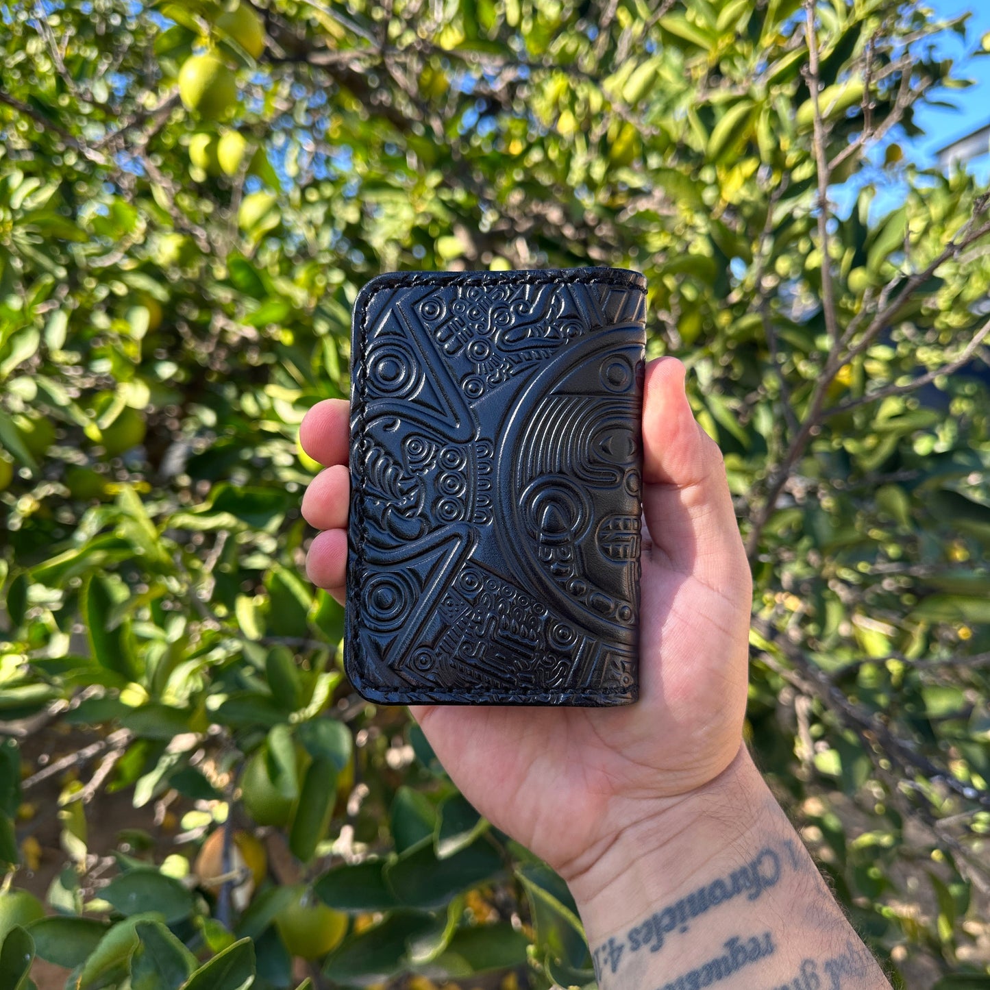 Aztec Calendar Tyson Wallet