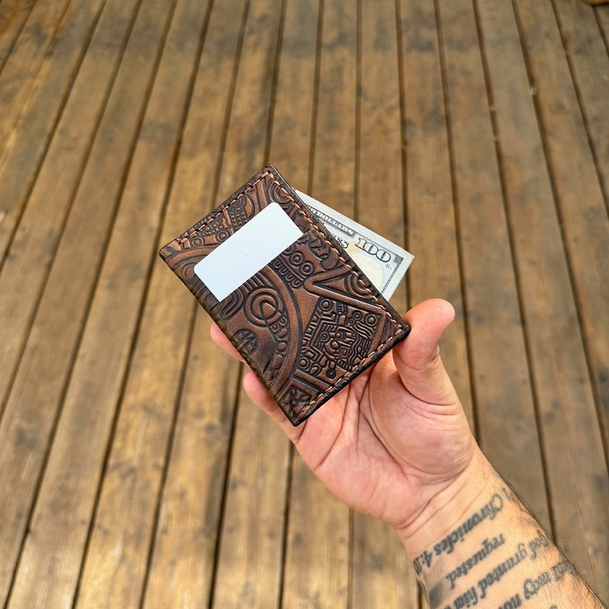 Aztec Calendar 3-1 Wallet