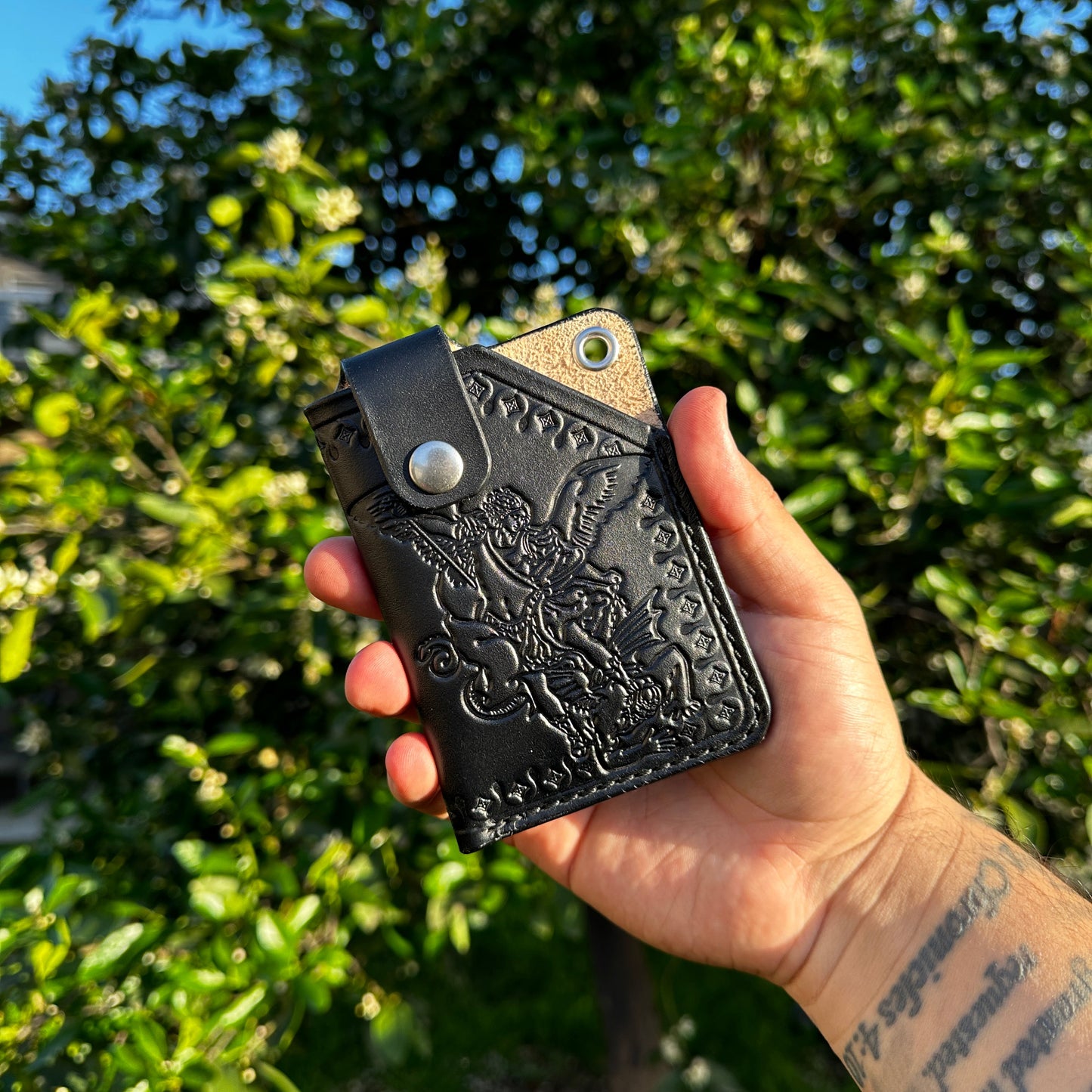 St. Michael / Praying Hands Cove Wallet