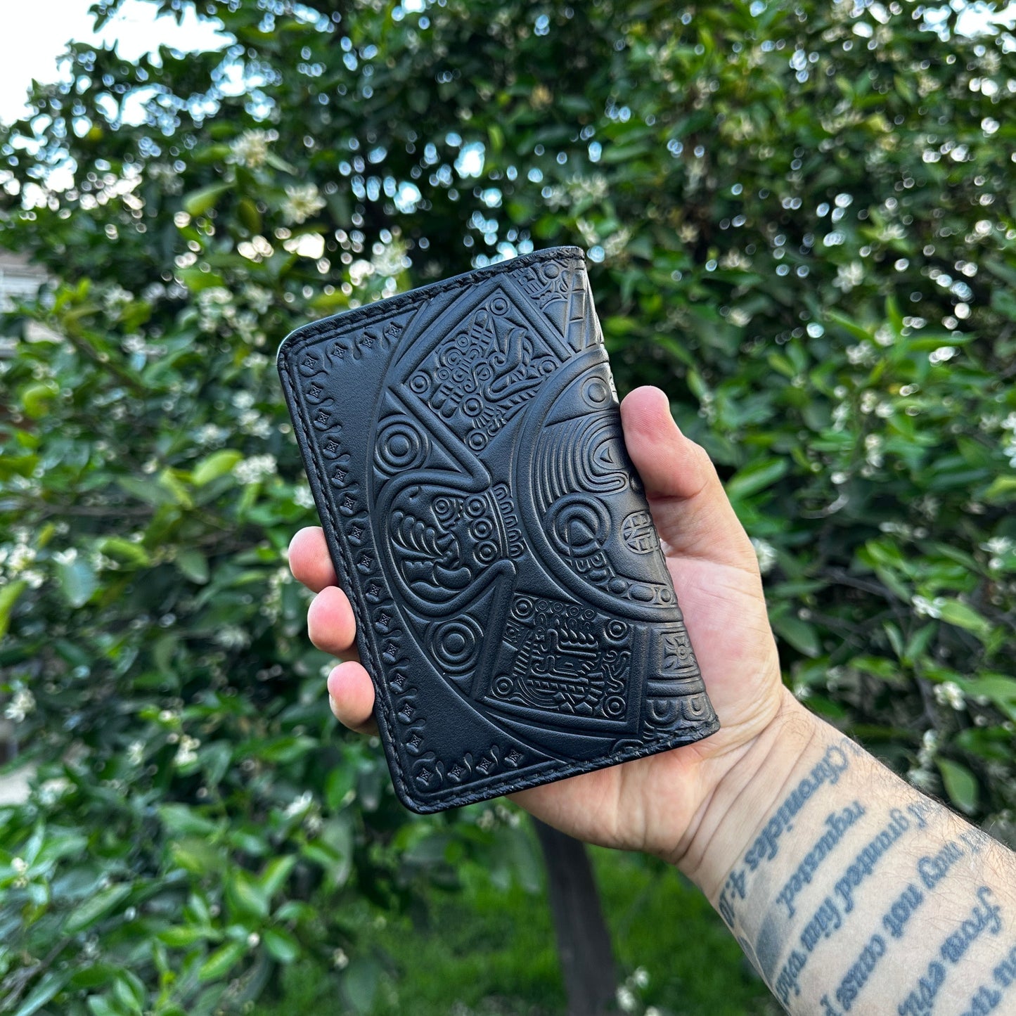Aztec Calendar Field Notes Wallet