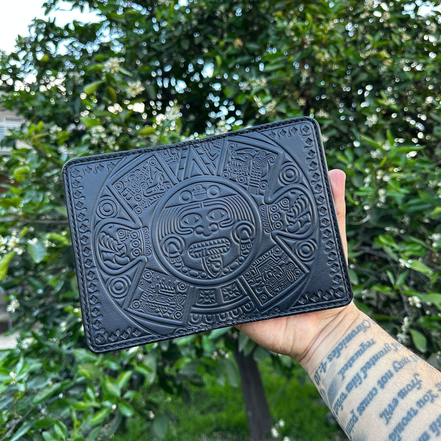 Aztec Calendar Field Notes Wallet