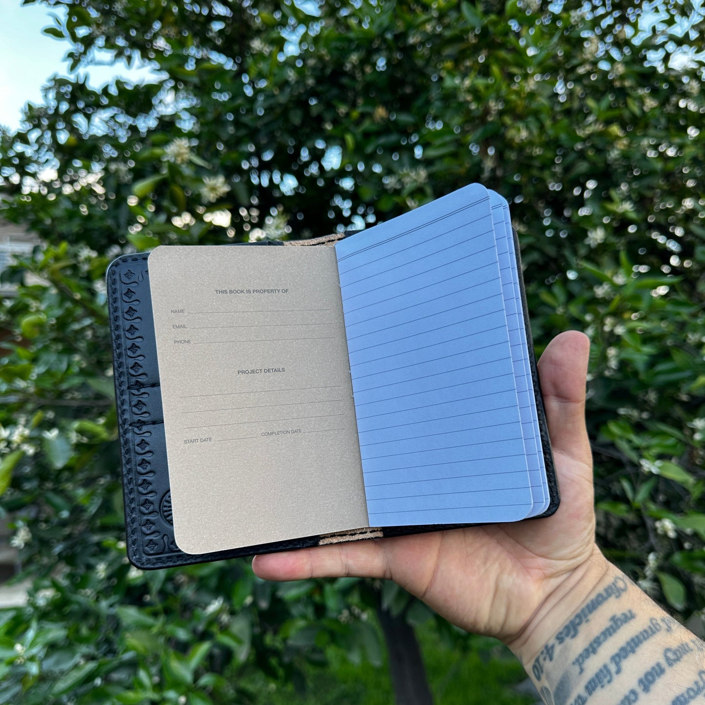 Aztec Calendar Field Notes Wallet