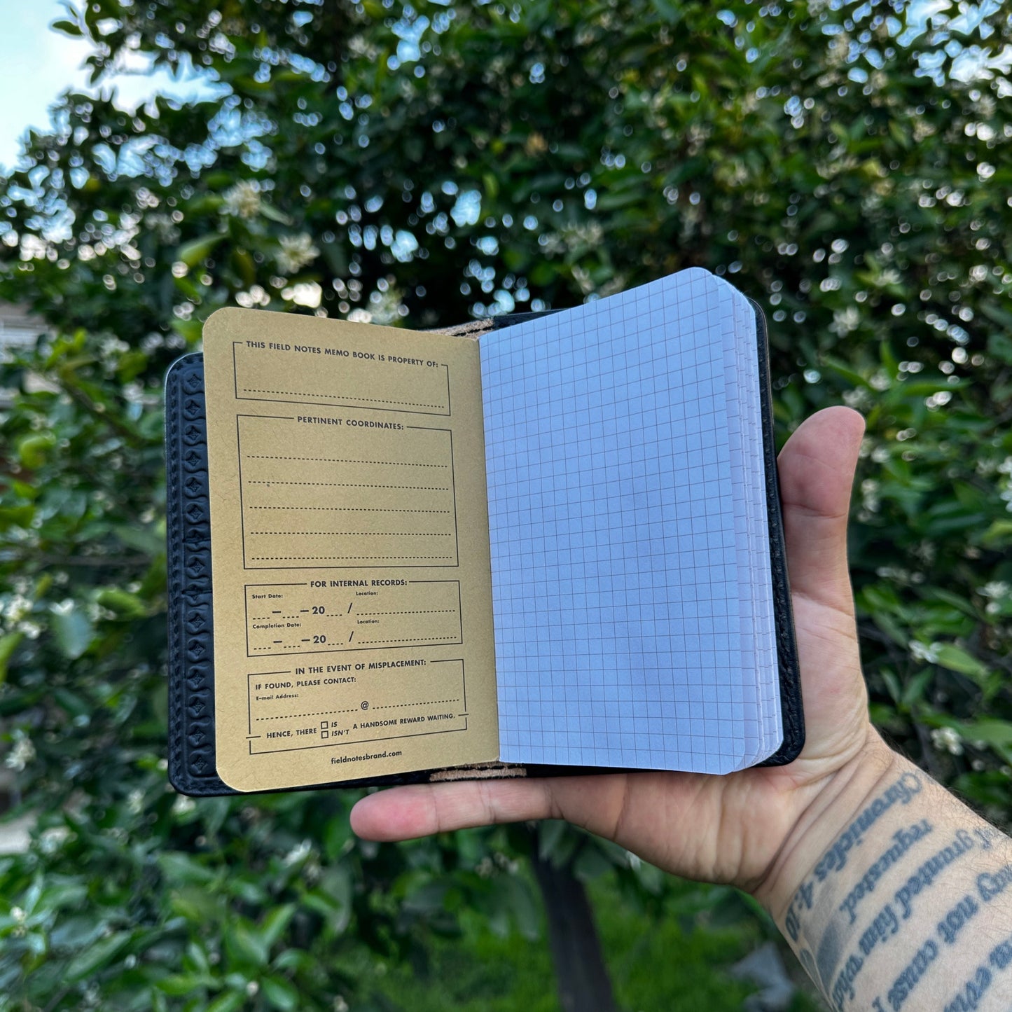 Aztec Calendar Field Notes Wallet