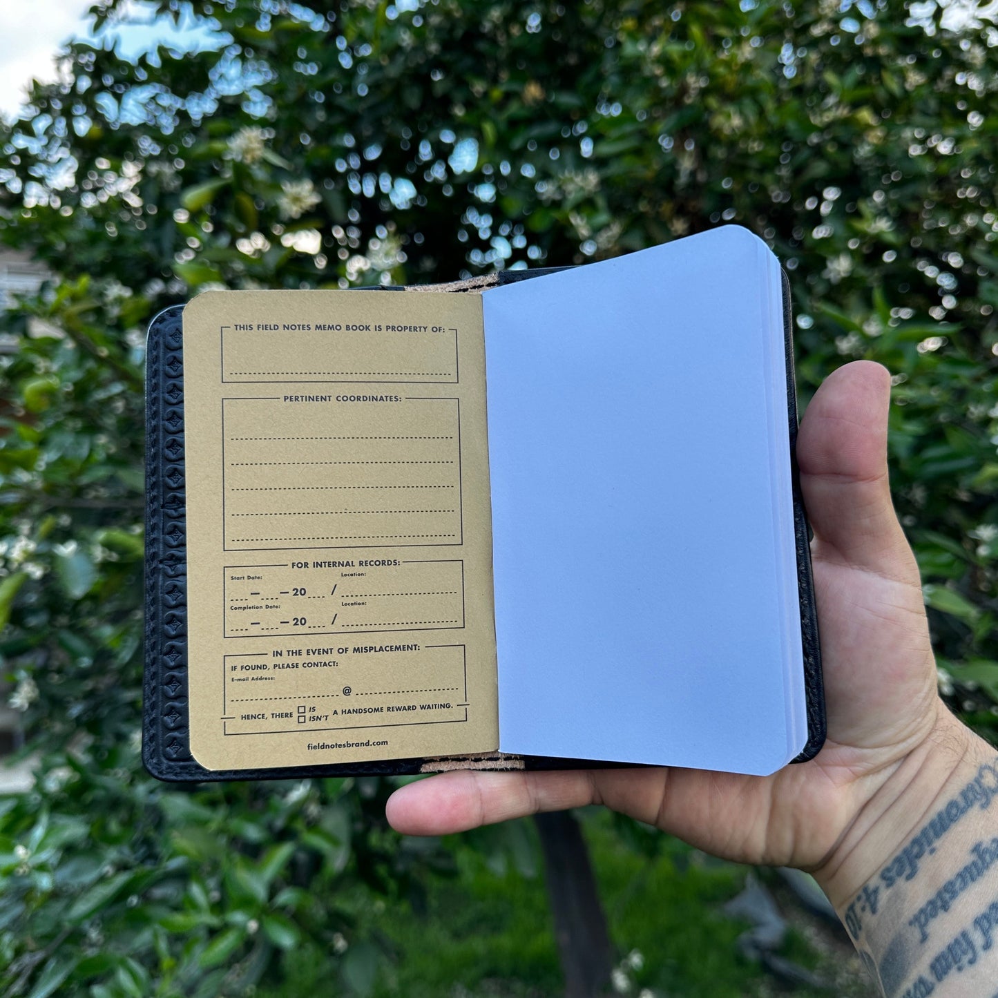 Aztec Calendar Field Notes Wallet