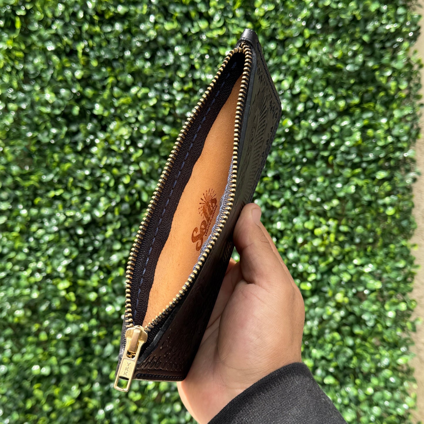 Virgin Mary / San Judas Long Zipper Pouch Wallet