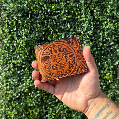 Aztec Calendar Bi-Fold Wallet