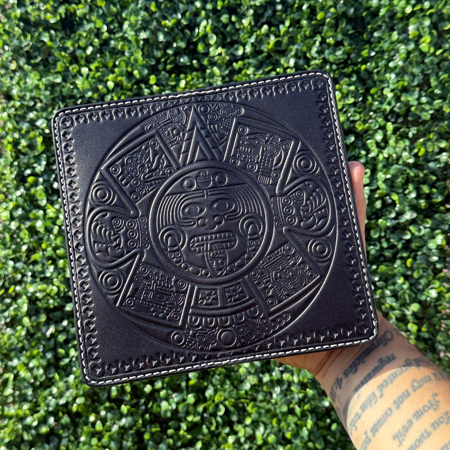 Aztec Calendar Long Wallet