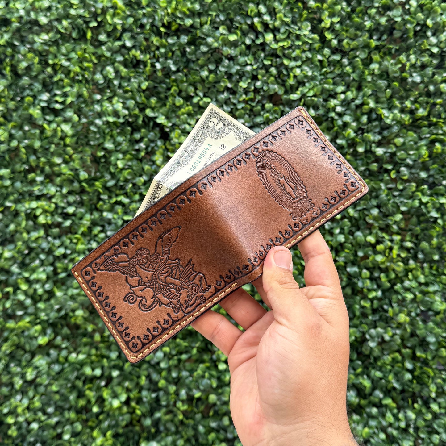 Virgin Mary / St. Michael Bi-Fold Wallet