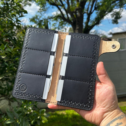 Aztec Calendar Long Biker / Trucker Wallet