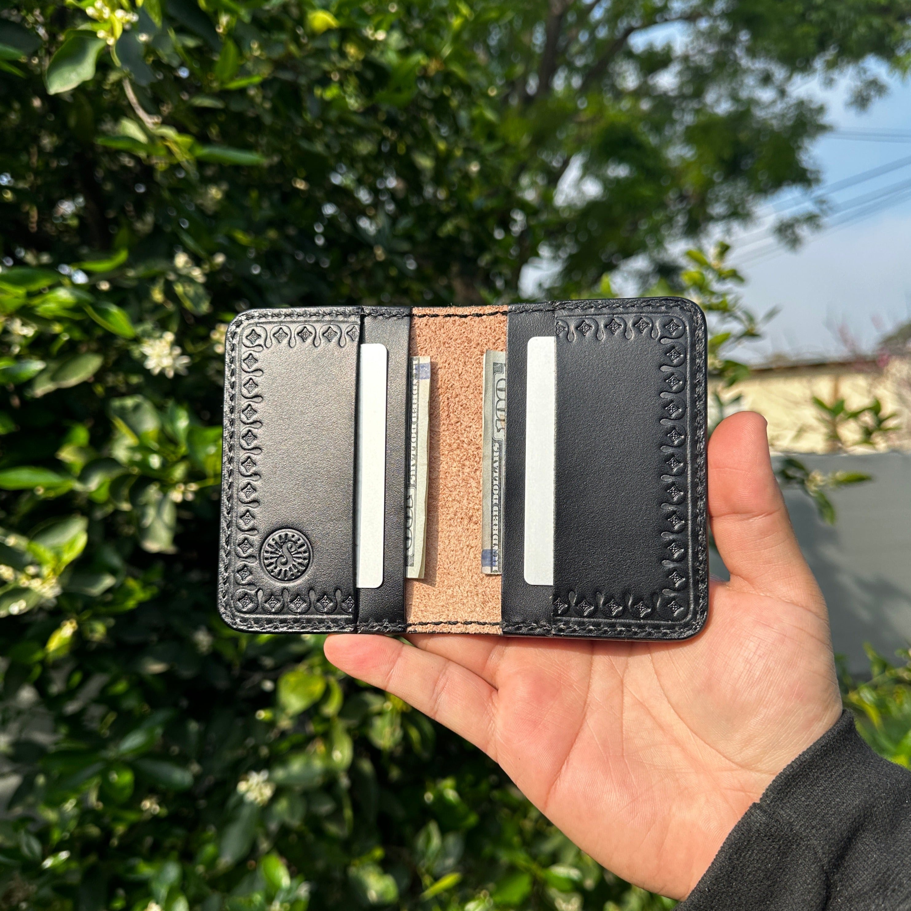 【BLACKPURPLE】25SS★ Tyson Eylet Rope Card Wallet Bandit Zip – Chums