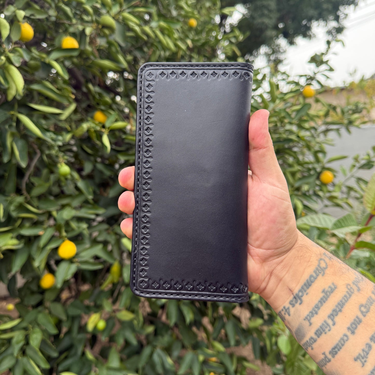 Santa Muerte Long Wallet