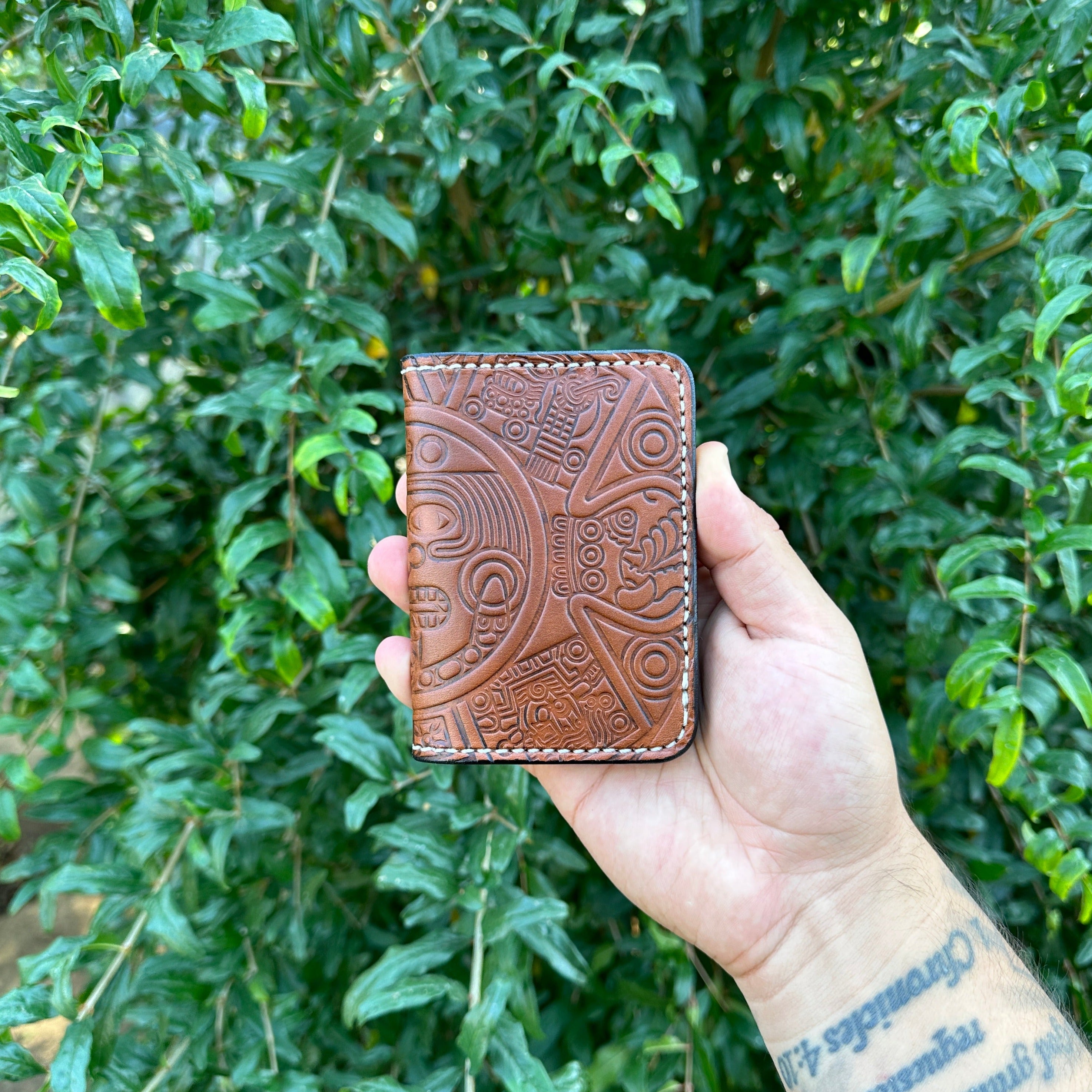 【BLACKPURPLE】25SS★ Tyson Eylet Rope Card Wallet Tyson Wallet – Solis Leather Goods