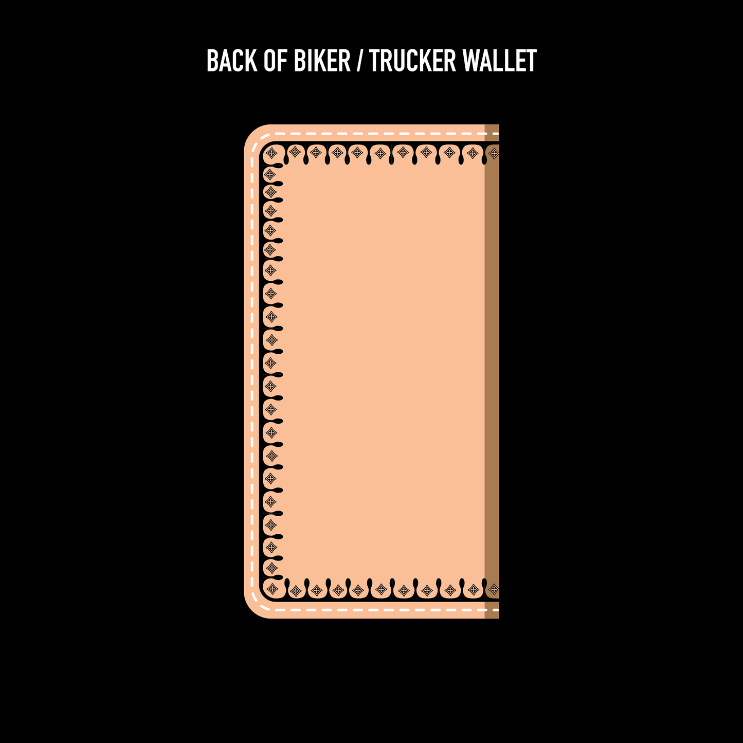 Virgin Mary Long Biker/Trucker Wallet